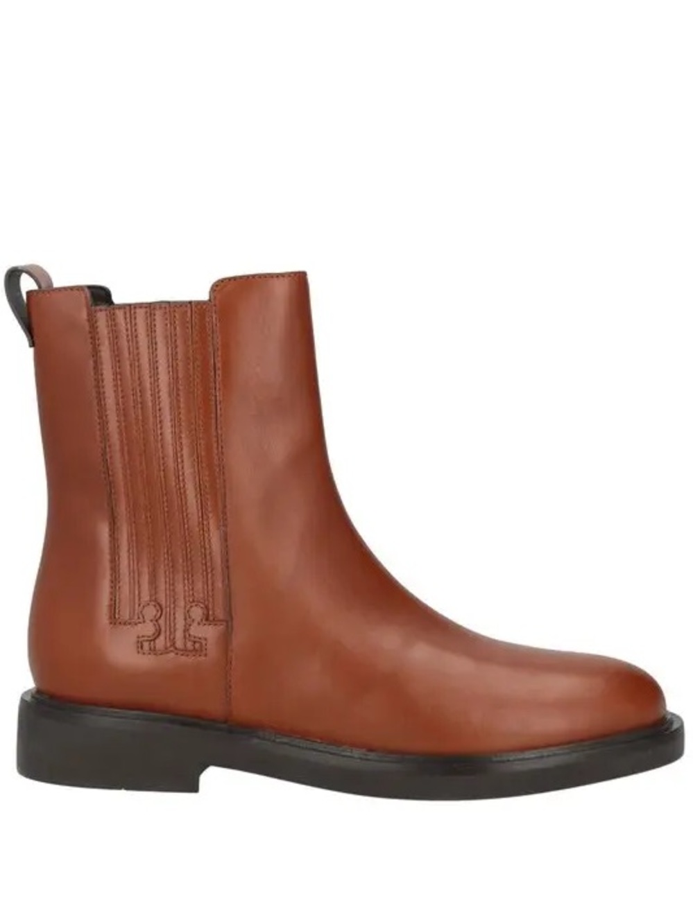 New Tory Burch T Monogram Leather Chelsea Boots